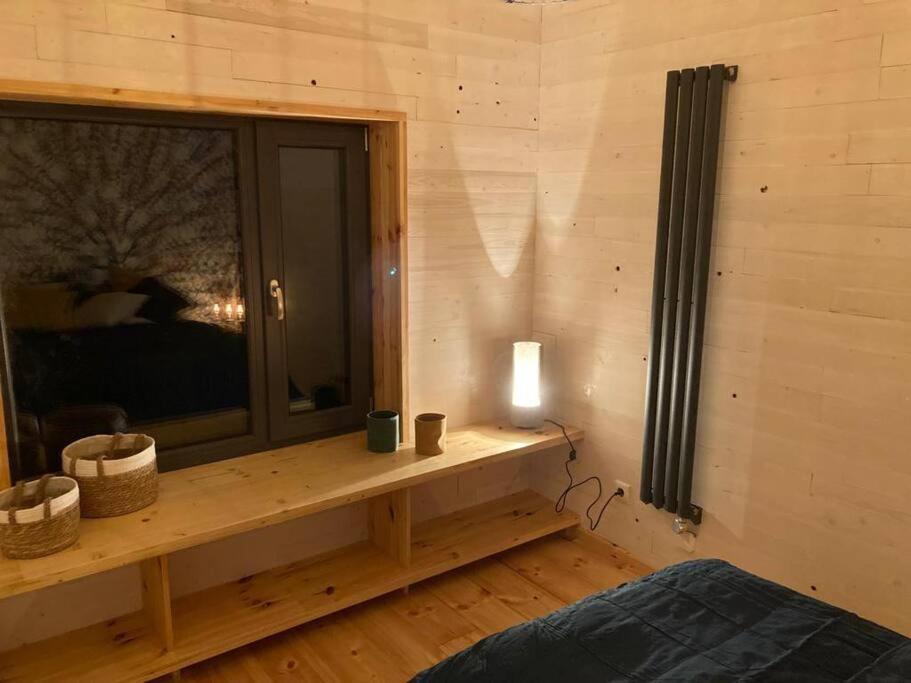 Gemuetliches Holzhaus Am See Warin Экстерьер фото